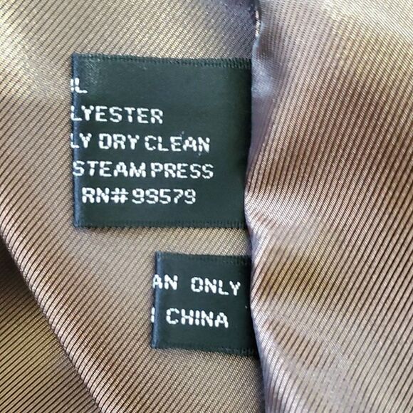 LINEAGE SPORTCOAT, Sz 44R, GREY STRIPED FABRIC, MERINO WOOL - Picture 10 of 15